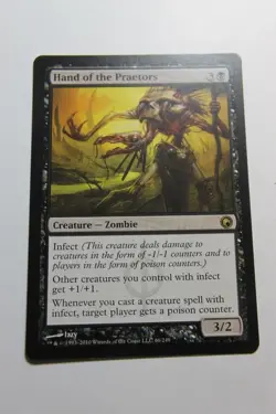 MTG Hand of the Praetors x1- -Scars of Mirrodin-Lightly Played - Image 1