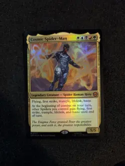 MTG FOIL Cosmic Spider-Man - Marvel's Spider-Man #127 - Image 1