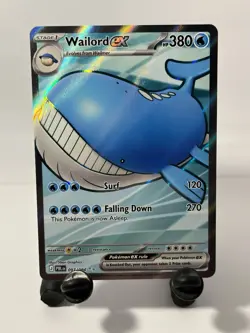 Pokemon TCG Wailord EX 097/084 Full Art Pitch Black NM/M - Image 1