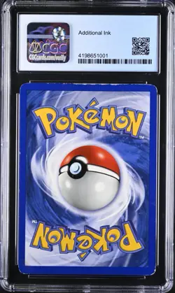 ERROR Additional Ink - Pokemon TCG Base Set Shadowless Mewtwo Holo CGC MISPRINT - Image 2
