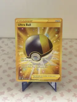 Pokemon TCG Ultra Ball 186/172 SWSH Brilliant Stars Secret Rare - Image 1