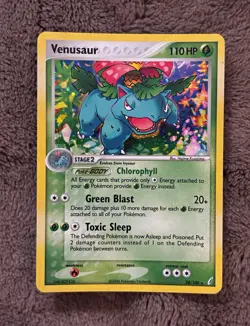 Pokemon TCG Venusaur 028/100 EX Crystal Guardians Holo Rare English 2006 - Image 1