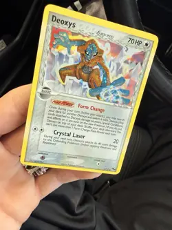 Pokemon Deoxys Delta Species POP Series 4 Holo Rare 2/17 EN + SWIRL! - Image 2