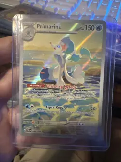 Primarina 088/084 Me05: Pitch Black Illustration Rare Pokemon TCG NM - Image 1