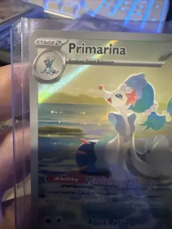 Primarina 088/084 Me05: Pitch Black Illustration Rare Pokemon TCG NM - Image 5