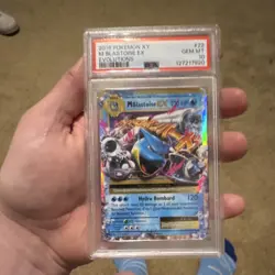The Pokemon Company M Blastoise EX 22/108 Evolutions EN Holo PSA 10 2016 - Image 1