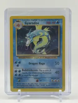 1999 Pokemon TCG Base Set - Gyarados 6/102 Holo - Near Mint - Image 1