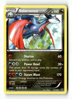 Salamence 57/108 Holo Rare Roaring Skies Pokemon - Image 1