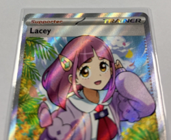 Pokemon Stellar Crown Lacey Full Art 166/142 Trainer Scarlet And Violet NM - Image 2