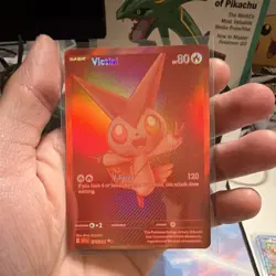 Pokemon TCG Victini 172/086 White Flare Black White Rare BWR Holo English NM - Image 1