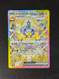 Galvantula ex 168/142 Special Illustration Rare Stellar Crown Pokemon Holo NM - Image 1