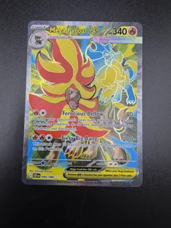 Pokemon Mega Pyroar EX (099/086) Ultra Rare – Chaos Rising NM - Image 1