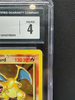 Pokemon Charizard 🔥 Base Set 2 #4/130 CGC 4 - Image 3
