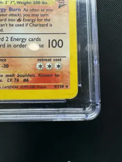 Pokemon Charizard 🔥 Base Set 2 #4/130 CGC 4 - Image 5