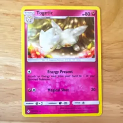Pokemon TCG Togetic 137/214 SM-Unbroken Bonds Regular Uncommon - Image 1