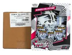 Pokemon Scarlet & Violet White Flare Binder Collection 6x - Factory Case Sealed - Image 1