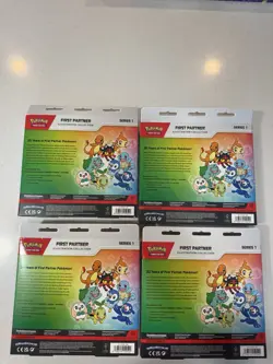 Pokemon TCG First Partner Illustration Collection Series 1 Lot of 4 BRAND NEW - Image 2
