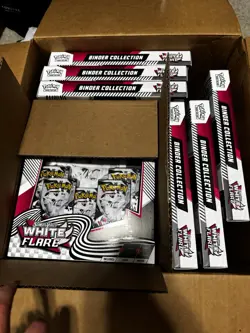 🔥 Pokemon Black Bolt & White Flare Binder Collections Set of 12 Sealed 🔥 - Image 1