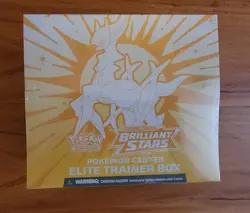 Pokemon TCG Sword & Shield Brilliant Stars Pokemon Center Elite Trainer Box - Image 1