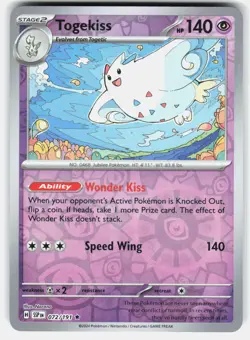 Togekiss 072/191 Rare Surging Sparks Pokemon Reverse Holo Near Mint - Image 1