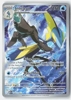 Inteleon 142/132 Illustration Rare Mega Evolution Pokemon Holo Near Mint - Image 1