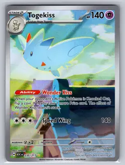 Togekiss 235/217 Illustration Rare Ascended Heroes Pokemon Holo Near Mint - Image 1