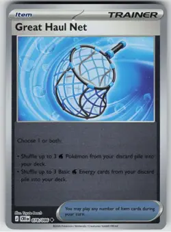 Great Haul Net 078/086 Uncommon Chaos Rising Pokemon Reverse Holo NM - Image 1