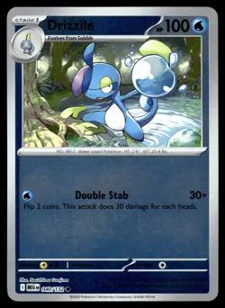 Drizzile 040/132 Common Mega Evolution Pokemon Reverse Holo Near Mint - Image 1