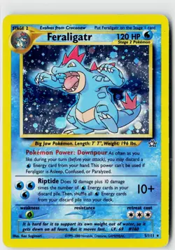 2000 Pokemon Neo Genesis Feraligatr 5/111 Holo - Image 1