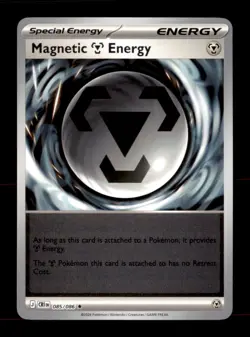 Magnetic M Energy 085/086 Rare Chaos Rising Pokemon Reverse Holo Near Mint - Image 1