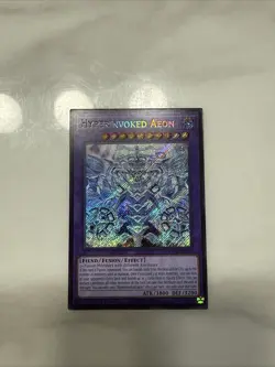 Hyperinvoked Aeon CORI-EN033 Secret Rare Chaos Origins Yugioh 1st Edition NM - Image 1