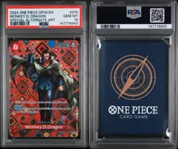 2024 One Piece OP09 EN Special Alternate Art #015 Monkey D Dragon PSA 10 - Image 3