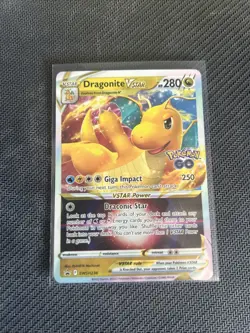 Pokemon TCG Dragonite VSTAR Holo Black Star Promo Card SWSH236 - Image 1