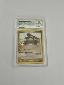 Groudon 102/101 Ace Grade 8 Hidden Legends Secret Rare Holo Pokemon Card Vintage - Image 1
