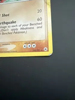 Pokemon TCG Groudon Hidden Legends 102/101 Secret Holo Rare Card - Image 2