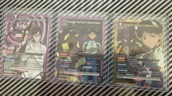 Union Arena Evangelion SR & Parallel Foil 3 Card Lot Shinji Mari English NM - Image 1