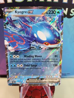 Pokemon Card Kyogre ex 178 Ultra Double Rare Holo Black Star Promo - Image 1