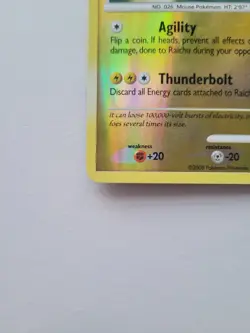 Pokemon TCG Raichu Card Majestic Dawn Uncommon Card 45/100 Reverse Holo LP - Image 3