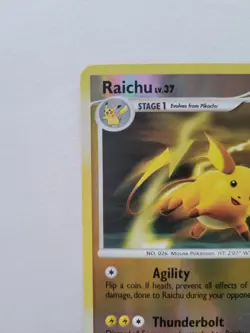 Pokemon TCG Raichu Card Majestic Dawn Uncommon Card 45/100 Reverse Holo LP - Image 4