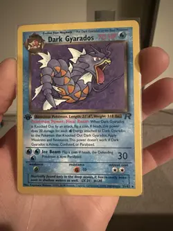 Pokemon Dark Gyarados 1st Edition Non-Holo Card 25/82 1999 - Image 1