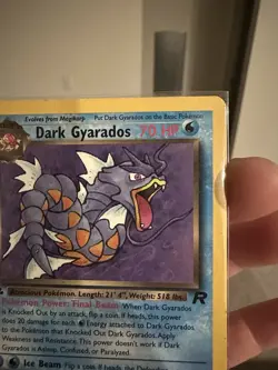 Pokemon Dark Gyarados 1st Edition Non-Holo Card 25/82 1999 - Image 3