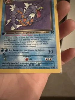 Pokemon Dark Gyarados 1st Edition Non-Holo Card 25/82 1999 - Image 4