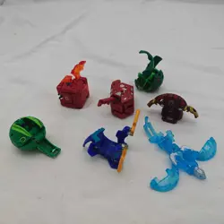 Bakugan Battle Brawlers Lot 30 Cards 6 Metal Card 18 balls Collectors Tin +More - Image 3