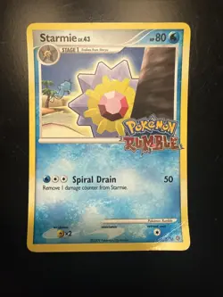 Pokemon Starmie Card Rumble Series 5/16 - Image 1