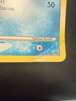 Pokemon Starmie Card Rumble Series 5/16 - Image 2