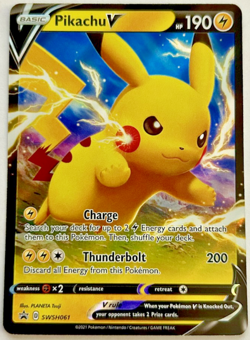 Pikachu V SWSH061 - SWSH: Sword & Shield Promo Cards - (NM) - Image 1