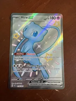 Mew ex 216/091 SV: Paldean Fates Holo english pokemon card - Image 1