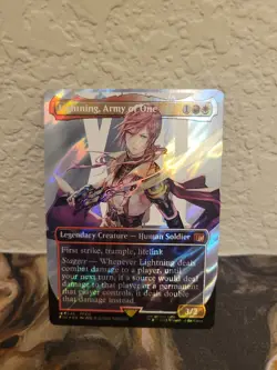 Lightning, Army of One NM (Borderless) SURGE Foil FINAL FANTASY MTG English - Image 1