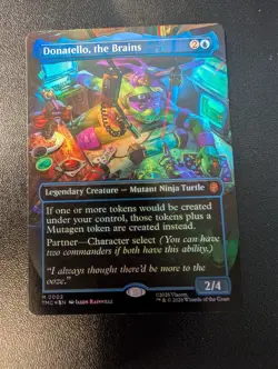 MTG Donatello, the Brains (0002) (Borderless) - Image 1