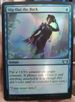 Slip Out the Back (Foil) MTG Streets of New Capenna (SNC) NM - Image 1